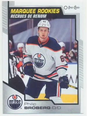 2020-21 O-PEE-CHEE - PHILIP BROBERG #625 MARQUEE ROOKIES