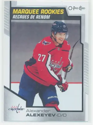2020-21 O-PEE-CHEE - ALEXANDER ALEXEYEV #639 MARQUEE ROOKIES