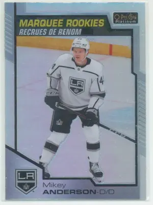 2020-21 O-PEE-CHEE PLATINUM - MIKEY ANDERSON #179 MARQUEE ROOKIES RAINBOW