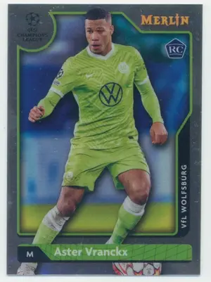 2021-22 Topps Merlin Collection Chrome UCL - Aster Vranckx #123 Rookie
