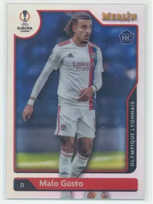 2021-22 Topps Merlin Collection Chrome UCL - Malo Gusto #27 Rookie Refractor Parallel