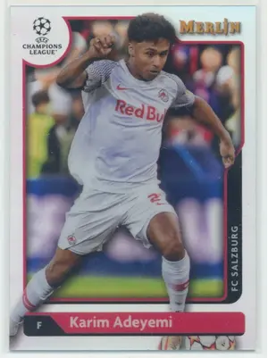 2021-22 Topps Merlin Collection Chrome UCL - Karim Adeyemi #33 Refractor Parallel