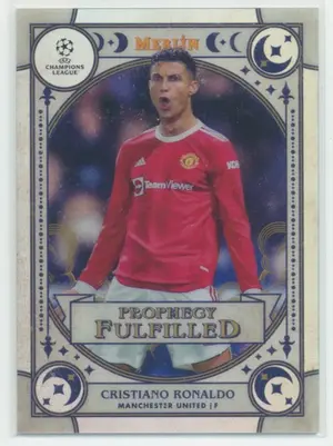 2021-22 Topps Merlin Collection Chrome UCL - Cristiano Ronaldo #PF-6 Prophecy Fulfilled