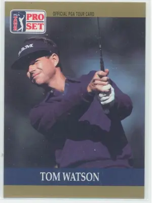 1990 Pro Set PGA Tour - Tom Watson #4