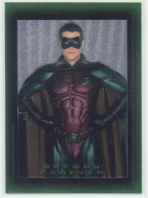 1995 Topps Batman Forever - Robin #B4 Stickers Chromium