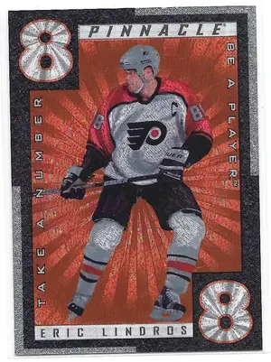 1997-98 Be A Player Take A Number #TN10 Eric Lindros