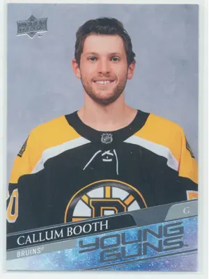 2020-21 UPPER DECK EXTENDED - CALLUM BOOTH #704 YOUNG GUNS