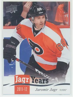 2018-19 UPPER DECK - JAROMIR JAGR #JJ-18 JAGR YEARS