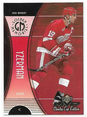 1999-00 MVP Stanley Cup Edition Golden Memories #GM5 Steve Yzerman