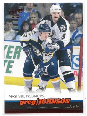 1999-00 Pacific Red #225 Greg Johnson
