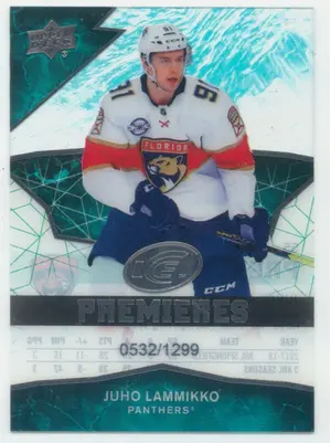 2018-19 UPPER DECK ICE - JUHO LAMMIKKO #55 ICE PREMIERES 532/1299