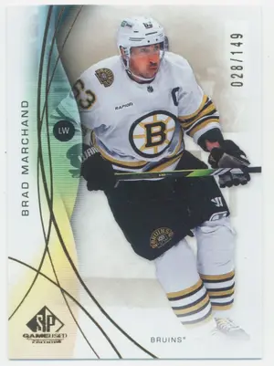 2024-25 SP GAME USED - BRAD MARCHAND #103 GOLD 28/149
