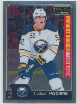 2016-17 O-PEE-CHEE PLATINUM - HUDSON FASCHING #165 ROOKIE