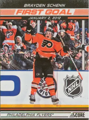 2012-13 SCORE - BRAYDEN SCHENN #FG16 FIRST GOAL