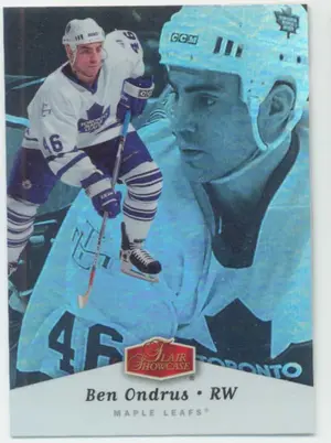 2006-07 FLAIR SHOWCASE - BEN ONDRUS #91 ROOKIE