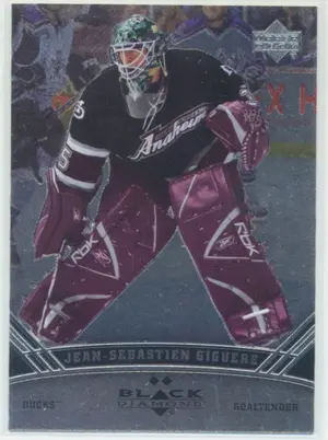 2006-07 BLACK DIAMOND - JEAN-SEBASTIEN GIGUERE #86 DOUBLE DIAMOND