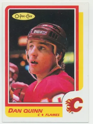 1986-87 O-PEE-CHEE - DAN QUINN #204