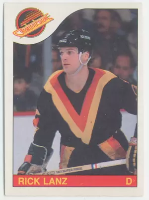 1985-86 O-Pee-Chee - Rick Lanz #197 ⚠