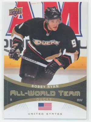2010-11 UPPER DECK - BOBBY RYAN #AW-29 ALL-WORLD TEAM