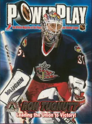 2001-02 ADRENALINE - RON TUGNUTT #11 POWER PLAY