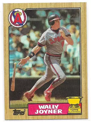 1987 Topps #80 Wally Joyner RC