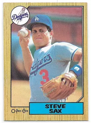 1987 O-Pee-Chee #254 Steve Sax
