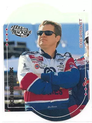 2001 Press Pass Trackside Die-Cut #8 Joe Nemechek