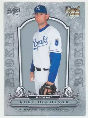 2008 Upper Deck A Piece of History - Luke Hochevar #122 Rookie