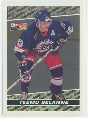 1993-94 TOPPS PREMIER - TEEMU SELANNE #1 BLACK GOLD PRIZES