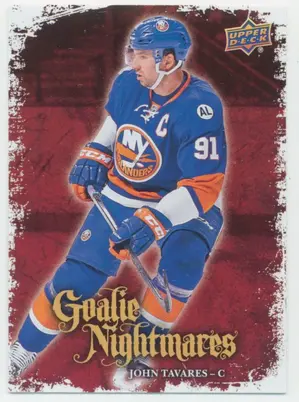 2016-17 UPPER DECK - JOHN TAVARES #GN-19 GOALIE NIGHTMARES