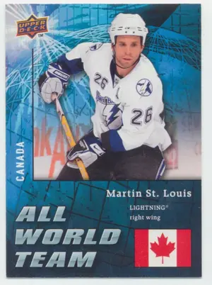 2009-10 UPPER DECK - MARTIN ST. LOUIS #AW22 ALL WORLD TEAM