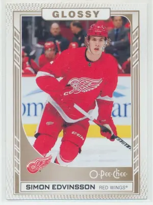 2023-24 UPPER DECK - SIMON EDVINSSON #R-22 O-PEE-CHEE GLOSSY GOLD