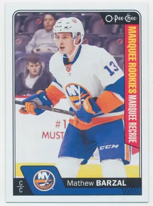 2016-17 O-PEE-CHEE - MATHEW BARZAL #689 MARQUEE ROOKIES