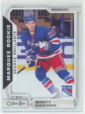 2018-19 O-PEE-CHEE - BRETT HOWDEN #617 MARQUEE ROOKIE