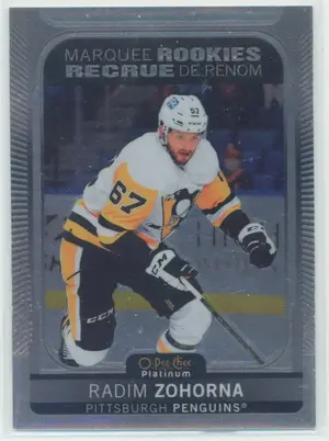 2021-22 O-PEE-CHEE PLATINUM - RADIM ZOHORNA #230 MARQUEE ROOKIES
