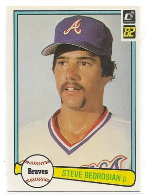 1982 Donruss #401 Steve Bedrosian RC