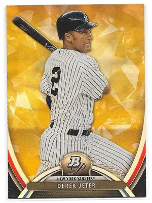 2013 Bowman Platinum Gold #81 Derek Jeter