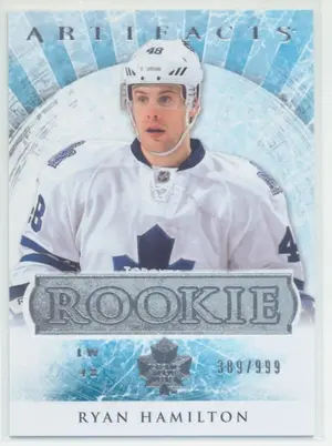 2012-13 ARTIFACTS - RYAN HAMILTON #197 ROOKIE 389/999