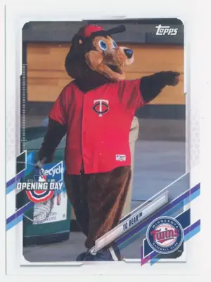 2021 Topps Opening Day - TC Bear #M-17 Mascots