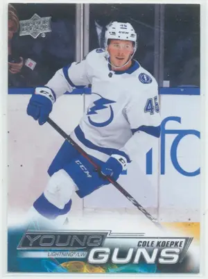 2022-23 UPPER DECK - COLE KOEPKE #484 YOUNG GUNS