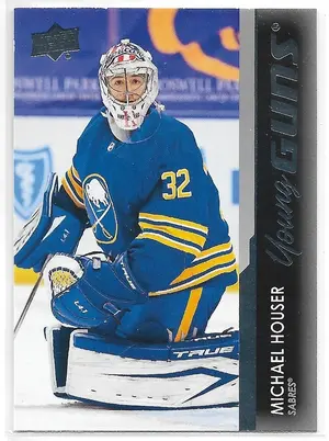 2021-22 Upper Deck #245 Michael Houser RC (Young Guns) *