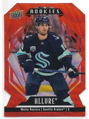 2022-23 Allure Orange Slice #150 Matty Beniers RC