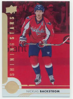 2017-18 UPPER DECK - NICKLAS BACKSTROM #SSC-7 SHINING STARS RED