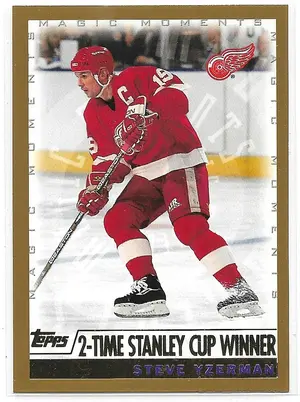 1999-00 Topps #286 Steve Yzerman (Magic Moments - 2-Time Stanley Cup Winner)