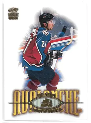 2000-01 Paramount Gold #60 Peter Forsberg