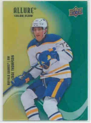 2022-23 ALLURE - TAGE THOMPSON #SF-80 COLOR FLOW YELLOW/GREEN