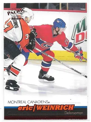 1999-00 Pacific Red #213 Eric Weinrich