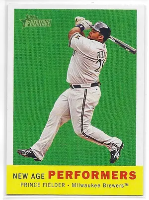 2008 Topps Heritage New Age Performers #NAP4 Prince Fielder