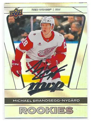 2025-26 MVP Silver Collection CDD Exclusive Silver Script #263 Michael Brandsegg-Nygard RC