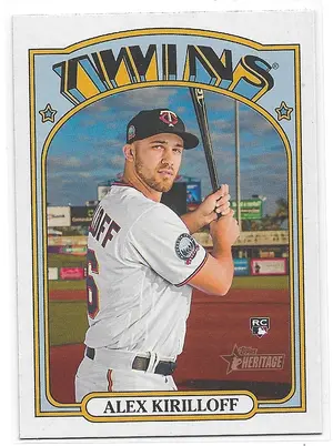 2021 Topps Heritage #546 Alex Kirilloff RC